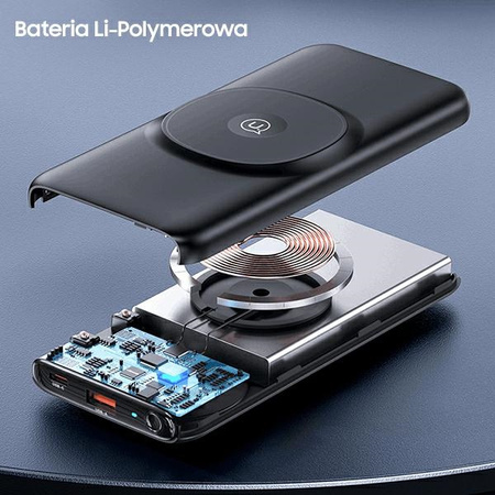 USAMS POWERBANK PB62 QC3.0 PD 10000MAH MAGNETIC WIRELESS DO IPHONE 12 13 14