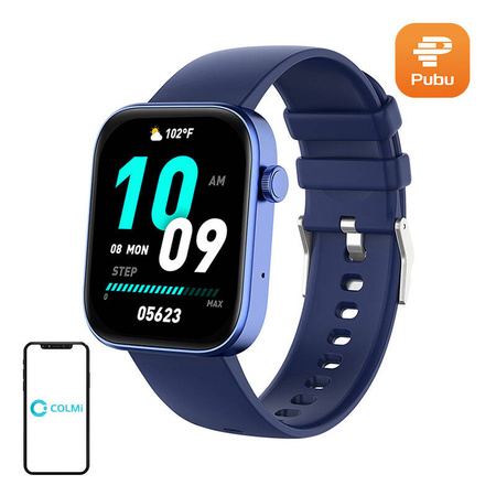 COLMI P71 ZEGAREK SMART DO ANDROID IOS MONITORING FITNESS EKRAN DOTYKOWY