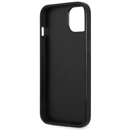 Guess GUHCP13SPSATLG iPhone 13 mini 5,4" srebrny/silver hardcase SaffianoTriangle Logo