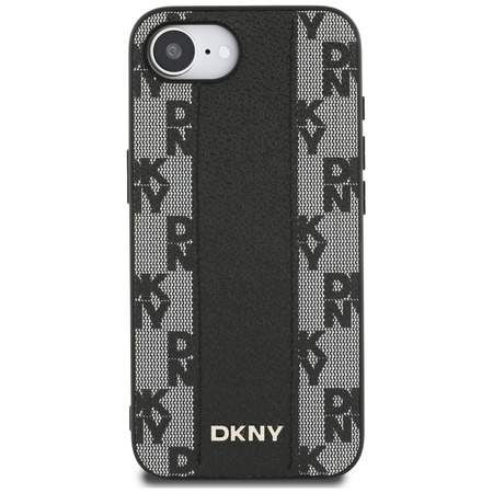 DKNY ETUI CASE DO IPHONE 16E SKÓRZANE DO MAGSAFE WZÓR CHECKERED WERSJA