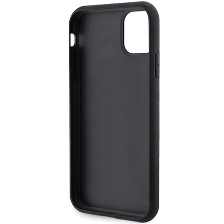 Etui Guess 4G Triangle Metal Logo na iPhone 11 / XR - czarne