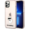 Etui Karl Lagerfeld KLHCP12MHNCHTCP na iPhone 12 /12 Pro - różowe Ikonik Choupette
