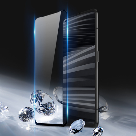 Dux Ducis 9D Tempered Glass wytrzymałe szkło hartowane 9H na cały ekran z ramką Realme 8i czarny (case friendly)