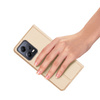 Dux Ducis Skin Pro etui do Xiaomi Redmi Note 12 Pro+ pokrowiec z klapką portfel na kartę podstawka złote