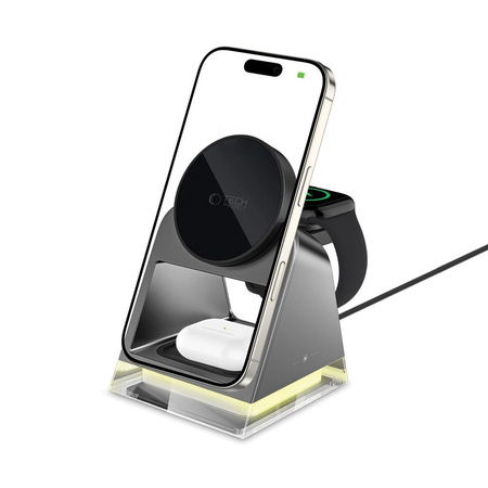 TECH-PROTECT ŁADOWARKA INDUKCYJNA DO MAGSAFE DO IPHONE 12 13 14 15 QI 15W