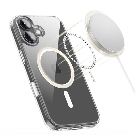 TECH-PROTECT FLEXAIR HYBRID CC MAGSAFE IPHONE 17 CLEAR
