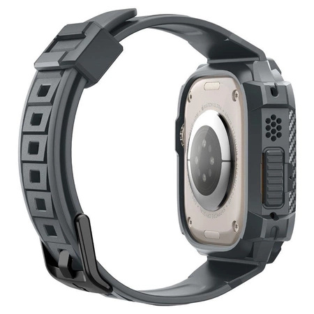 Etui Spigen Rugged Armor Pro na Apple Watch Ultra 1 / 2 (49 mm) - ciemnoszare