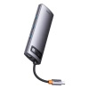 BASEUS HUB 7W1 USB-C DO 3X USB 3.0 HDMI VGA ETHERNET RJ45 DO KOMPUTERA 4K