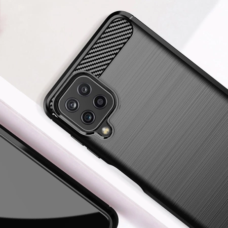 HURTEL ELASTYCZNE ETUI CARBON CASE DO SAMSUNG GALAXY A22 4G WYSOKA OCHRONA