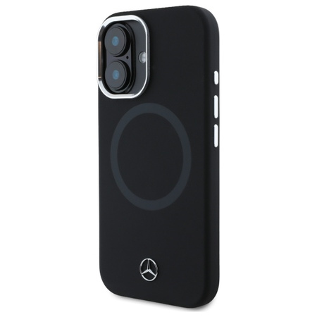 MERCEDES ETUI SILICONE TONAL LOGO DO IPHONE 16 6.1 DO MAGSAFE HARDCASE