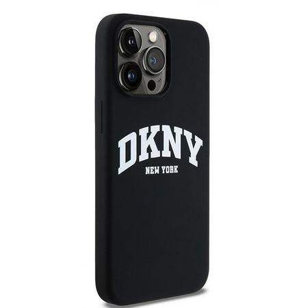 DKNY ETUI HARDCASE LIQUID SILICONE DO IPHONE 15 PRO MAX DO MAGSAFE BIAŁE