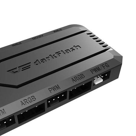 DARKFLASH STEROWNIK PWM RGB DO KOMPUTERA MODUŁ RC2 Z ZARZĄDZANIEM