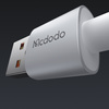 MCDODO KABEL USB SZYBKIE ŁADOWANIE DO IPHONE LIGHTNING PD 36W 1M LED BIAŁY