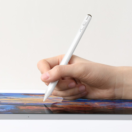 Baseus pojemnościoway rysik stylus pen do iPad (aktywny / pasywny) biały (ACSXB-C02)