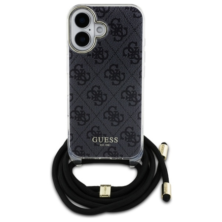 GUESS HARDCASE POKROWIEC DO IPHONE 16 6.1 CALA Z PASEM CROSSBODY OCHRONNY