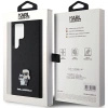 Etui Karl Lagerfeld Saffiano Karl&Choupette Metal Pin na Samsung Galaxy S24 Ultra - czarne