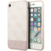 Etui Guess GUHCI8G4GLPI na iPhone 7 / 8 / SE 2020 / SE 2022 - różowe 4G Stripe Collection
