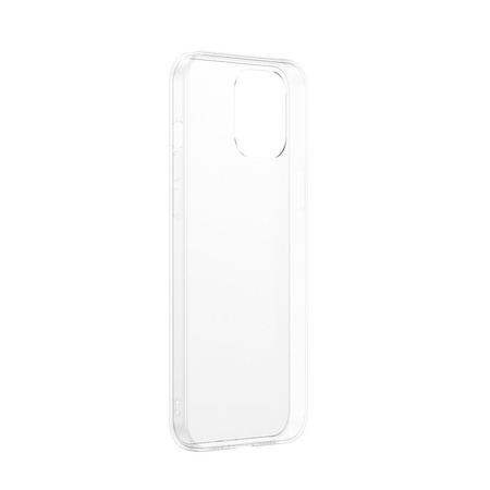 Baseus Frosted Glass Case Sztywne etui z elastyczną ramką iPhone 12 Pro Max Biały (WIAPIPH67N-WS02)