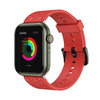 Watch Strap Y pasek do Apple Watch 7 / 6 / 5 / 4 / 3 / 2 / SE (45 / 44 / 42mm) opaska bransoleta do zegarka czerwony
