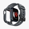 Etui Spigen Rugged Armor Pro na Apple Watch 4 / 5 / 6 / 7 / 8 / 9 / SE (44 / 45 mm) - ciemnoszare