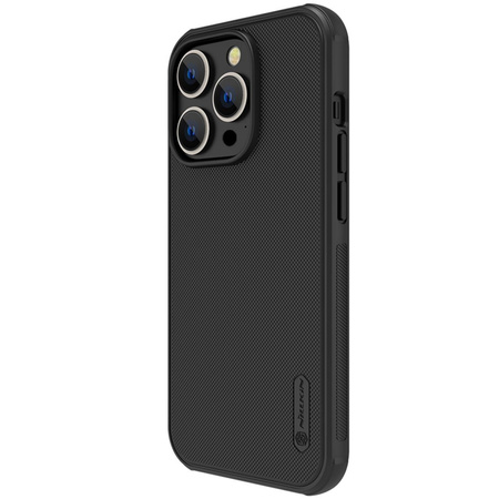 Nillkin Super Frosted Shield Pro etui iPhone 14 Pro pokrowiec na tył plecki czarny