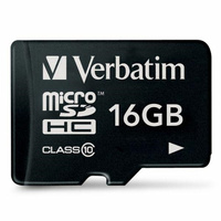 VERBATIM KARTA MICROSDHC 16GB V10 DO TELEFONÓW I TABLETÓW Z ADAPTEREM PRO