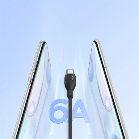 Kabel Baseus Pudding Series 100W USB-A - USB-C 2m - czarny