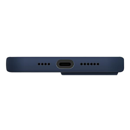 Etui Uniq Lino na iPhone 14 Plus niebieski/marine blue