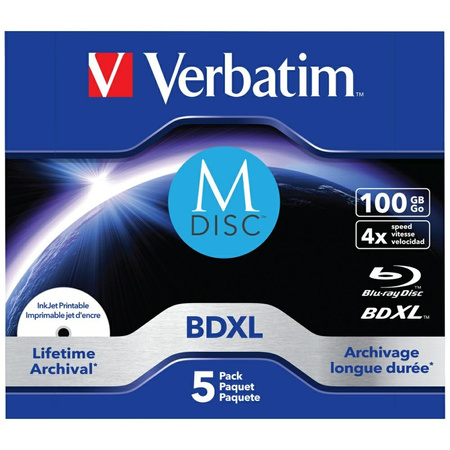 Płyta BDXL Verbatim 100GB 4xSpeed  do    druku 5szt 43834
