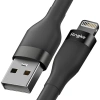 Ringke kabel USB-A - Lightning 480Mb/s 12W 1.2m czarny (CB09963RS)