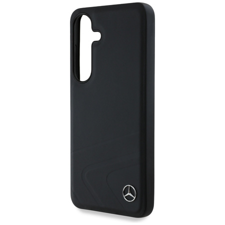MERCEDES ETUI MAGNETYCZNE DO SAMSUNG GALAXY S25 HORIZONTAL CURVES DEBOSSED