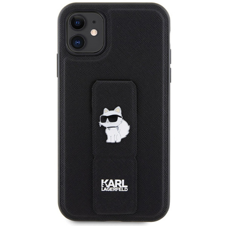 KARL LAGERFELD CASE DO IPHONE 11 Xr 6.1 GRIPSTAND SAFFIANO CHOUPETTE PINS