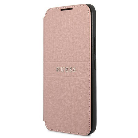 Guess GUBKS22MPSASBPI S22+ S906 różowy/pink book Saffiano Stripes