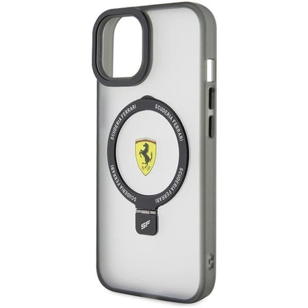 Etui Ferrari Ring Stand 2023 Collection MagSafe do iPhone 15 - przezroczyste