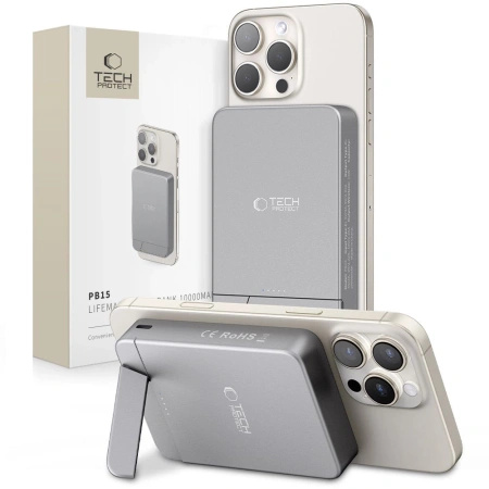 TECH-PROTECT POWERBANK PB14 LIFEMAG DO MAGSAFE 10000 MAH KOMPAKTOWY
