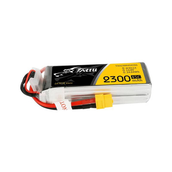 TATTU AKUMULATOR 2300MAH 14,8V 75C 4S1P XT60 DO MODELI RC ZASILANIE DRONÓW
