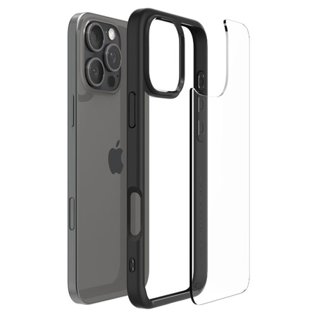 SPIGEN ULTRA HYBRID DO IPHONE 16 PRO MAX CASE Z ANTYPOŚLIZGOWĄ POWIERZCHNIĄ