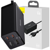 Baseus szybka ładowarka sieciowa GaN5 Pro HUB HDMI 2 x USB-C / USB-A / HDMI 4K 30Hz 1,5m czarna + kabel USB-C - USB-C 100W 40Gb/s (USB4) 1m (CCGP110201)