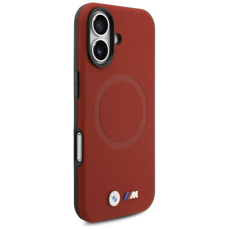 Etui BMW M FW Metal Logo MagSafe do      iPhone 17 czerwony
