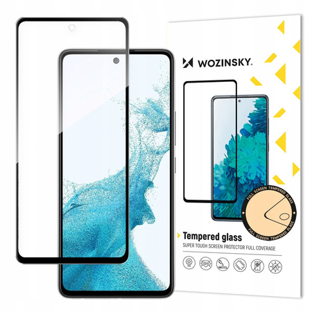 WOZINSKY SZKŁO HARTOWANE FULL GLUE DO SAMSUNG GALAXY A53 5G Z RAMKĄ OCHRONA