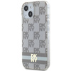 DKNY ETUI HARDCASE DO IPHONE 15 PLUS 14 PLUS 6.7 IML CHECKERED MONO