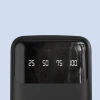 Dudao K6Pro uniwersalny powerbank 10000mAh z kablem USB, USB Typ C, Lightning czarny (K6Pro-black)