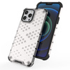 Honeycomb etui pancerny pokrowiec z żelową ramką iPhone 13 Pro Max przezroczysty