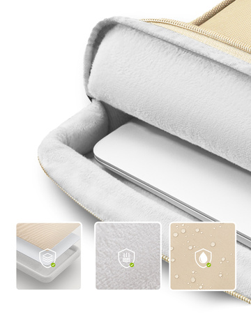 INNOSTYLE TORBA NA LAPTOPA 16 WODOODPORNA ETUI CASE OMNIPROTECT BEŻOWA