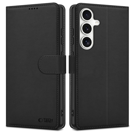 TECH-PROTECT WALLET DO GALAXY S25 ETUI PORTFEL NA TELEFON Z FUNKCJĄ STAND