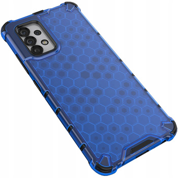HURTEL HONEYCOMB POKROWIEC PANCERNY DO SAMSUNG GALAXY A03S Z ŻELOWĄ RAMKĄ