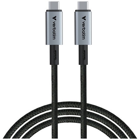 VERBATIM KABEL USB-C DO USB-C 240W 40GB/S DO ŁADOWANIA I SYNC DO TELEFONÓW