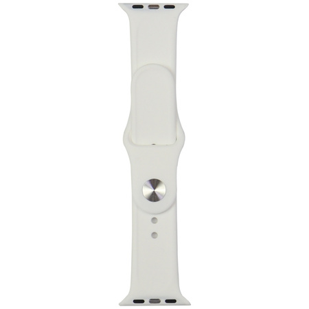 AUDI PASEK DO ZEGARKA APPLE WATCH 40 41 42MM SPORTOWY SILIKONOWY BIAŁY