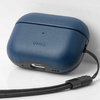 Etui Uniq Terra na AirPods Pro 2 gen. Genuine Leather niebieski/space blue