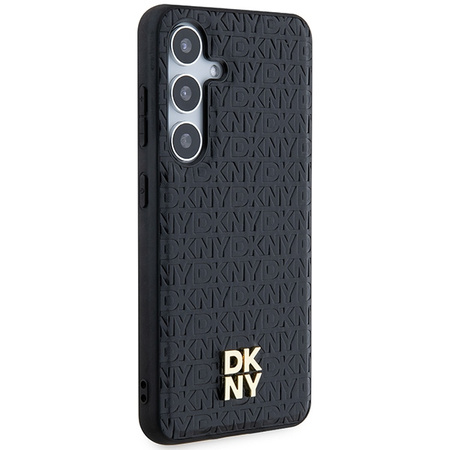 DKNY ETUI CASE HARDCASE DO SAMSUNG S24+ S926 LEATHER DO MAGSAFE METAL LOGO